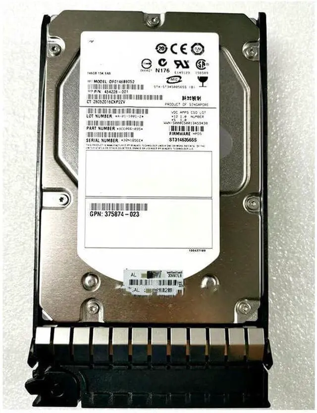 Main image of (NOT FOR HOME PC!) for 384854-B21 376595-001 146G SAS 3.5 15K Server Hard Drive