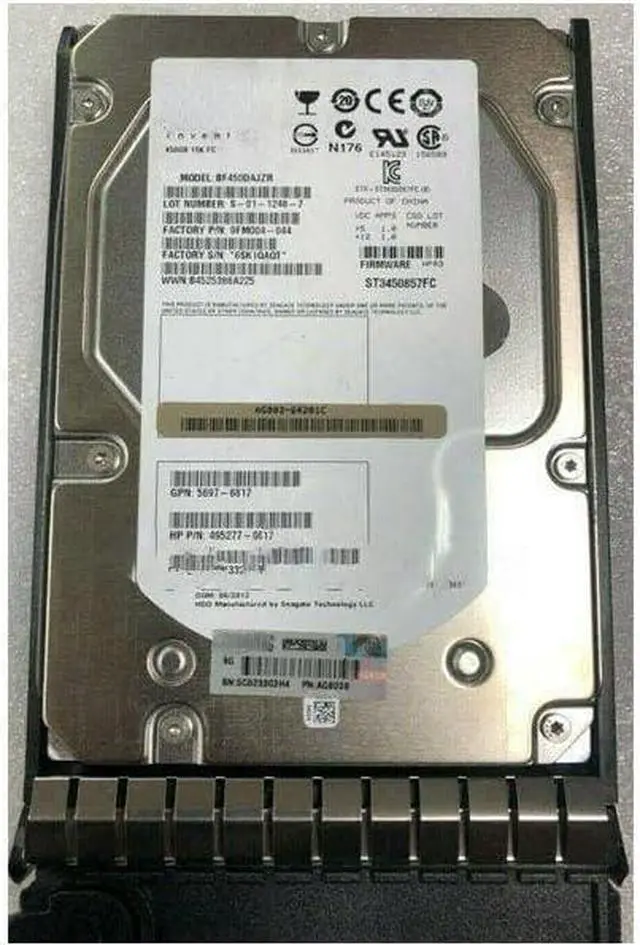 Main image of (NOT FOR HOME PC!) for 454412-001 AG803A 450GB SAS 15K EVA84 6400 Storage Hard Drive