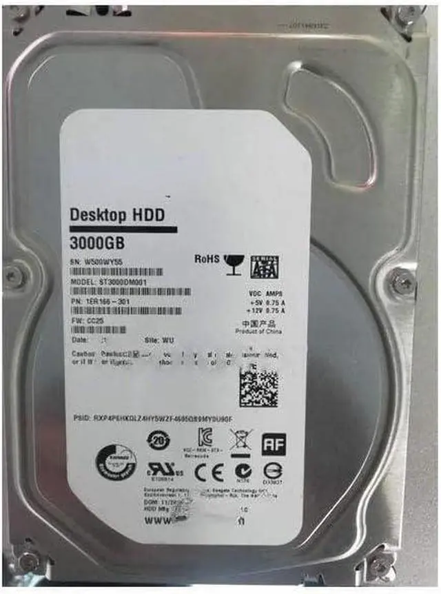 Main image of (NOT FOR HOME PC!) for ST3000DM001 Desktop Hard Drive 3TB Storage 3.5 inch Surveillance Hard Drive NAS