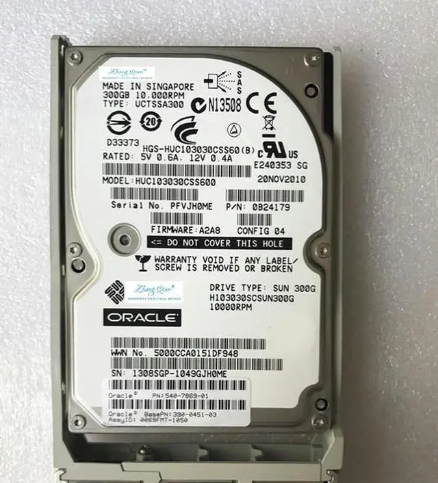 Main image of (NOT FOR HOME PC!) for 540-7869-01 390-0451 300G 6GB 10K 2.5 Server HF Hard Drive