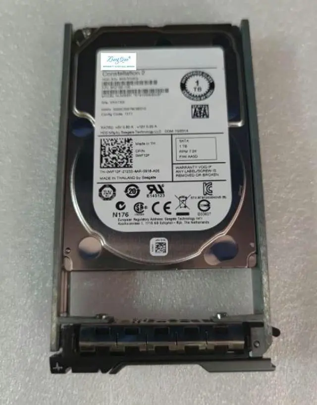 Main image of (NOT FOR HOME PC!) for 0WF12F 1TB 7.2K SATA 2.5 inch WF12F R620 720 810 Hard Drive