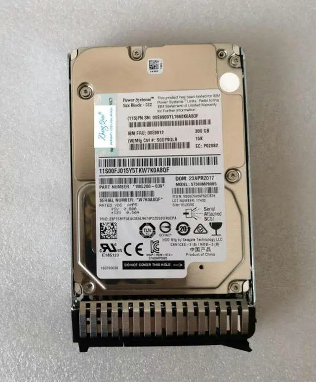 Main image of (NOT FOR HOME PC!) for 00E9912 00E9927 300GB 15K 2.5 ESDB P7 P8 Hard Drive