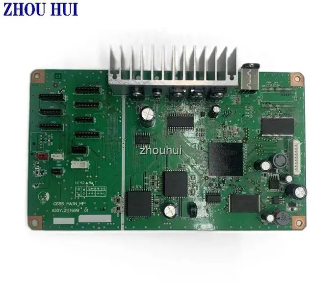 Alt view image 4 of 6 - MainBoard Old Model Version Motherboard UV printer Formatter Logic Board ForEpson R1390 1390 Printer