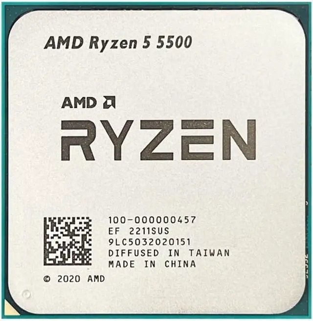Main image of CPU A N R 5 5500 R5 5500 3.6 GHz 6-Core Twelve-Thread Gaming CPU Processor 7nm L3=16M 100-000000457 Socket AM4 PCIe 3.0
