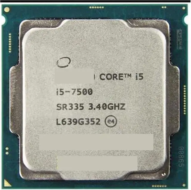 Main image of CPU Processor I5 7500 Quad c LGA 1151 3.4GHz TDP 65W 6MB Cache 14nm Desktop CPU I5-7500