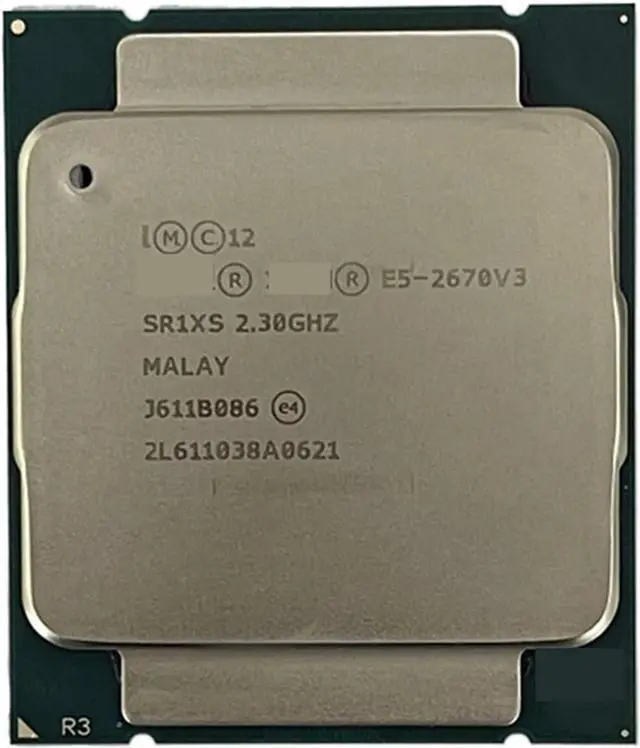Main image of CPU E5-2670V3 SR1XS X99 2.30GHZ 30M 12-CORES E5 2670 E5-2670 V3 LGA2011-3 Processor E5 2670V3 CPU
