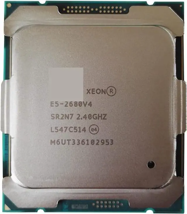 Main image of CPU E5 2680V4 CPU Processor Xeon E5-2680V4 CPU 2.40GHz 14-Core 35M 14NM E5-2680 V4 FCLGA2011-3 TPD 120W
