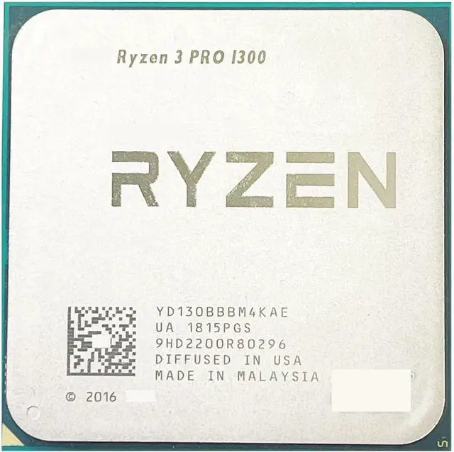 Main image of CPU R 3 PRO 1300 R3 PRO 1300 R3 1300 3.1 GHz Quad-Core Quad-Thread CPU Processor YD130BBBM4KAE Socket AM4
