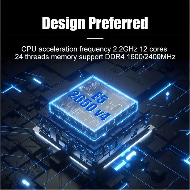 Alt view image 3 of 6 - CPU Xeon E5 2650 V4 E5-2650V4 Processor SR2N3 2.2GHz Twelve Nuclei 30M LGA 2011-3 CPU