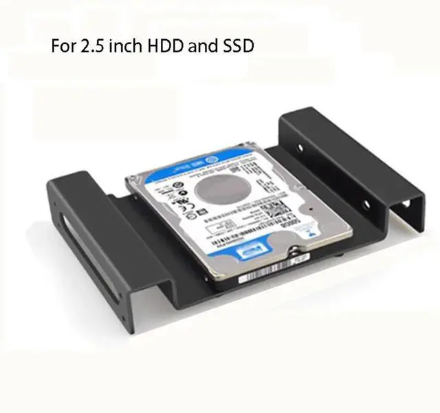 Main image of Hard Disk Tray Holder Aluminum Frame 2.5 3.5 inch Laptop SSD Bracket Desktop SATA IDE HDD to 5.25 CD Driver Cradle Cooling Stand
