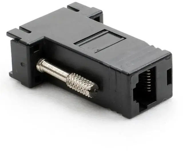 Alt view image 3 of 6 - VGA to RJ45 Converter Female Male LAN CAT 5E CAT6 Network Cable Adapter Ethernet Extender PC Analog VGA Connect Plug Switch