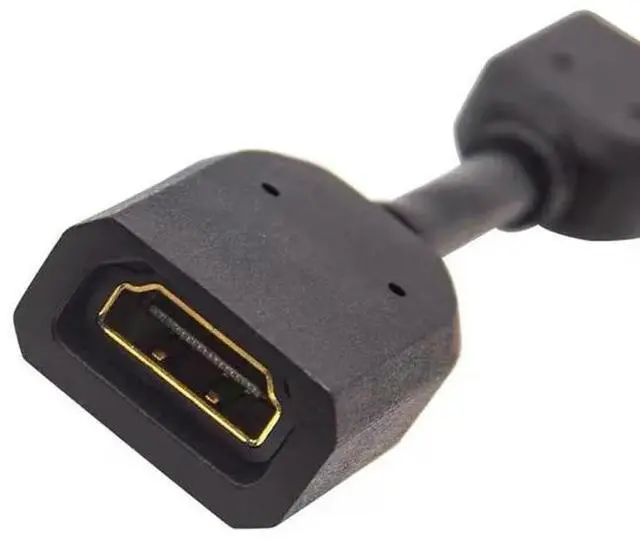 Alt view image 5 of 6 - with HDMI Male to HDMI-compatible Female Extend Cable Adapter Pure Copper Wire Splitter HDTV Computer Audio Video Convert Plug