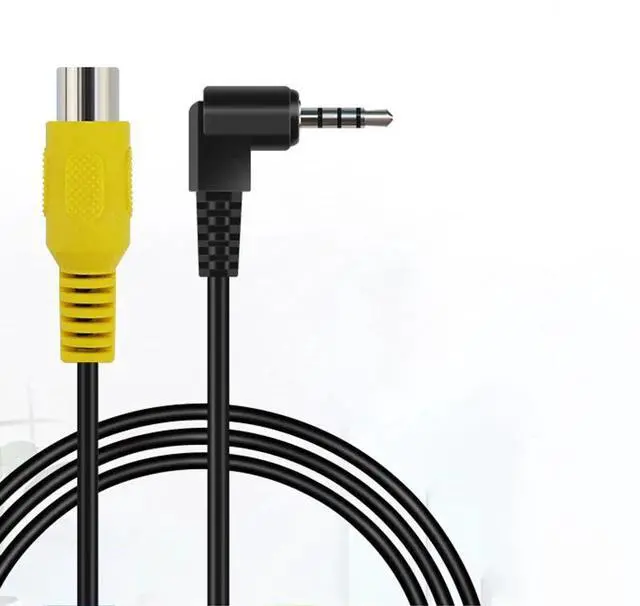 Alt view image 3 of 6 - 50 pcs Car GPS Video Cable 4 Sections Jack 2.5mm Plug to RCA Female Stereo Adatper Navigation Rear View Parking Camera AV Convert Wire