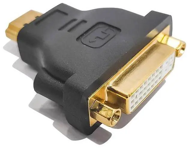 Alt view image 3 of 6 - with HDMI to DVI Cable Adapter Female to Male Plug 1080P HDTV Projector Monitor DVI 24+5 Converter Laptop TV Box Video Connector