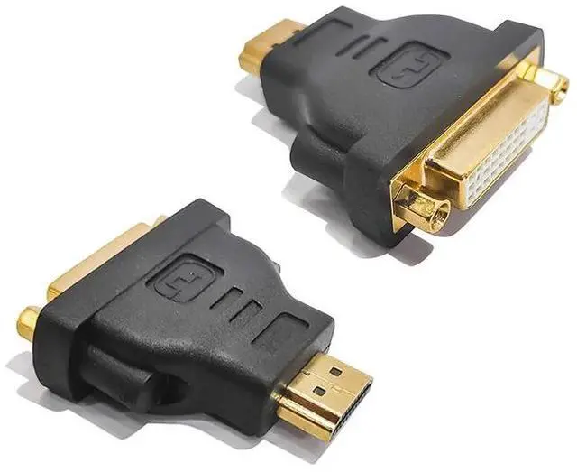 Alt view image 6 of 6 - with HDMI to DVI Cable Adapter Female to Male Plug 1080P HDTV Projector Monitor DVI 24+5 Converter Laptop TV Box Video Connector