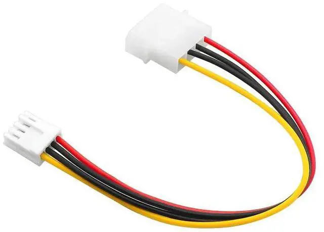 Alt view image 2 of 6 - Big 4 Pin to Small 4Pin Convert Cable FDD Floppy Disk Drive Power Supply Wire Computer IDE to Power Connection Plug Cord 20CM