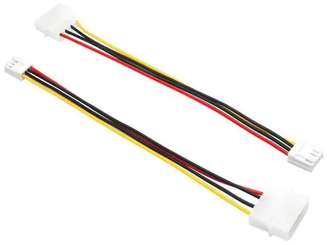 Alt view image 3 of 6 - Big 4 Pin to Small 4Pin Convert Cable FDD Floppy Disk Drive Power Supply Wire Computer IDE to Power Connection Plug Cord 20CM