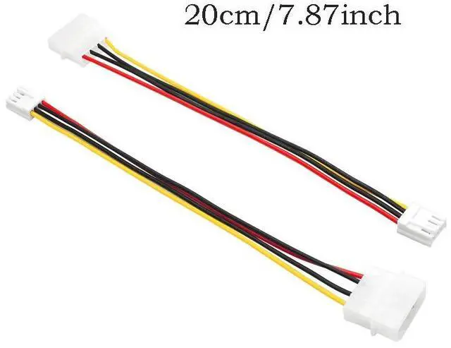 Alt view image 6 of 6 - Big 4 Pin to Small 4Pin Convert Cable FDD Floppy Disk Drive Power Supply Wire Computer IDE to Power Connection Plug Cord 20CM