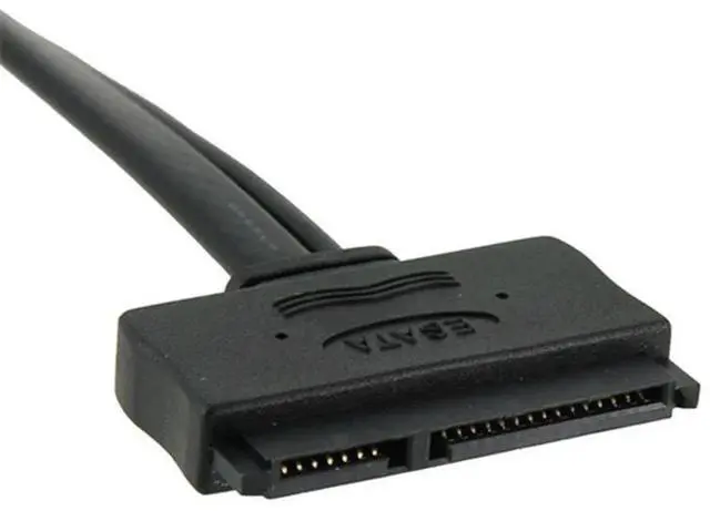 Alt view image 2 of 6 - SATA 22Pin to Power ESATA Cable Splitter USB Power Wire Converter 2.5inch SATA 7+15Pin Hard Disk to eSATA Extend Cord Adapter