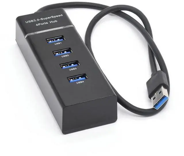 Main image of High-Speed USB 3.0 HUB with LED 4-Port Cable Splitter 5Gbps Data Transmission Extender Phone Charging Dock Multiple Adapter