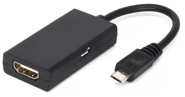 Main image of Micro USB 5Pin to With HDMI Converter for MHL Dongle Android Smart Phone to HDTV Projector Monitor1080P Video Extend Adapter