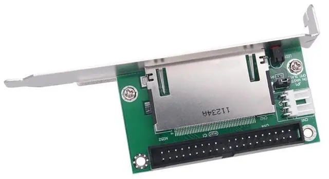 Alt view image 3 of 6 - CF to IDE Convert Card Compact Flash Memory Card to 40 PIN 39 PIN Bootable Computer PC IDE Extennd Adapter PCI Bracket Panel