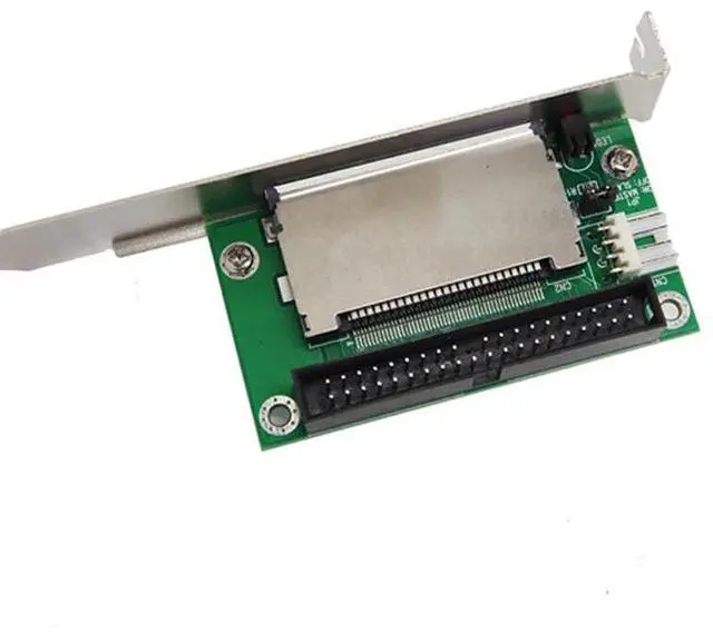 Alt view image 6 of 6 - CF to IDE Convert Card Compact Flash Memory Card to 40 PIN 39 PIN Bootable Computer PC IDE Extennd Adapter PCI Bracket Panel