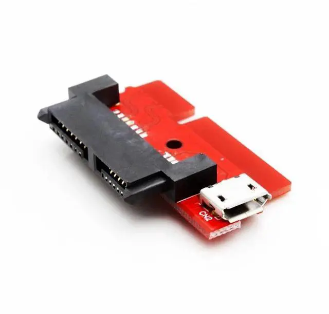 Alt view image 5 of 6 - SATA 13Pin Female to 22Pin Male Connector 2.5inch CD Drive Converter for Laptop Notebook Optical Drive Extend Adapter for Cable