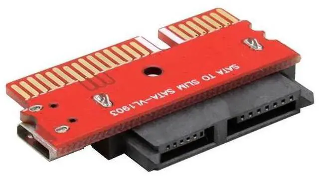 Alt view image 6 of 6 - SATA 13Pin Female to 22Pin Male Connector 2.5inch CD Drive Converter for Laptop Notebook Optical Drive Extend Adapter for Cable