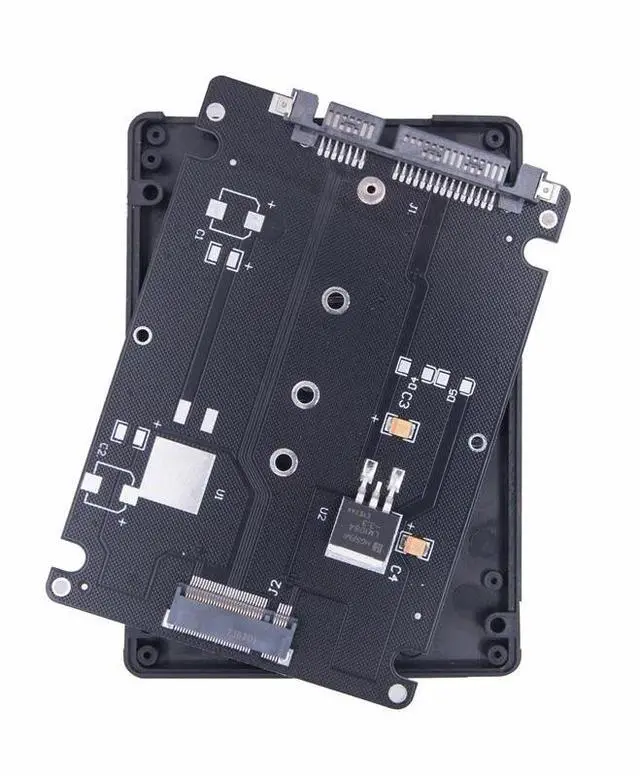 Main image of M.2 NGFF SSD MSATA To 2.5inch SATA Case Serial Port External Built-In Hard Disk Box Msata To Sata 3 3.0 PC Adapter