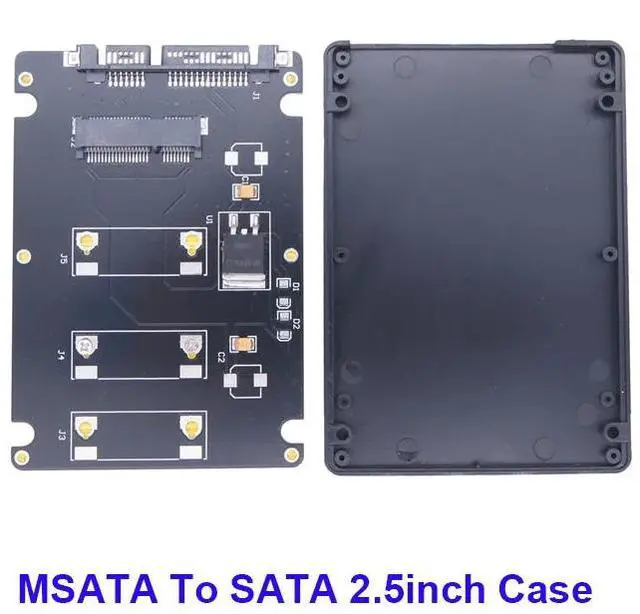 Alt view image 4 of 6 - M.2 NGFF SSD MSATA To 2.5inch SATA Case Serial Port External Built-In Hard Disk Box Msata To Sata 3 3.0 PC Adapter