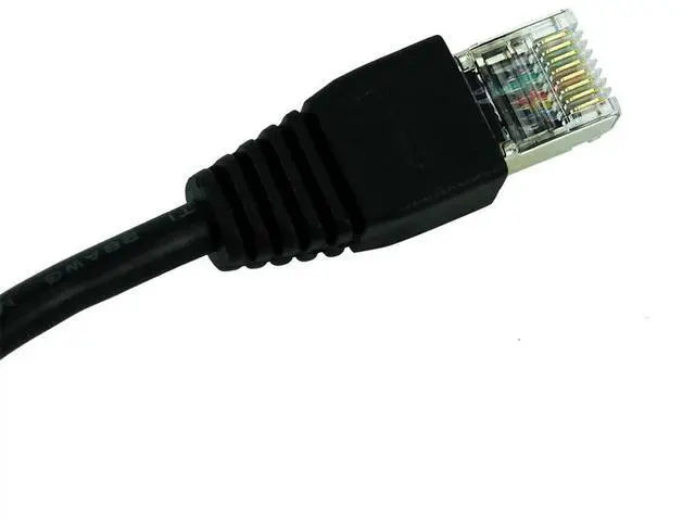 Alt view image 5 of 6 - RJ45 1 Male to 2 Female LAN Cable Socket Port Ethernet Network Splitter Y Stable Transmission Cat5e Cat5 Cat6 Easy Adapter Cable