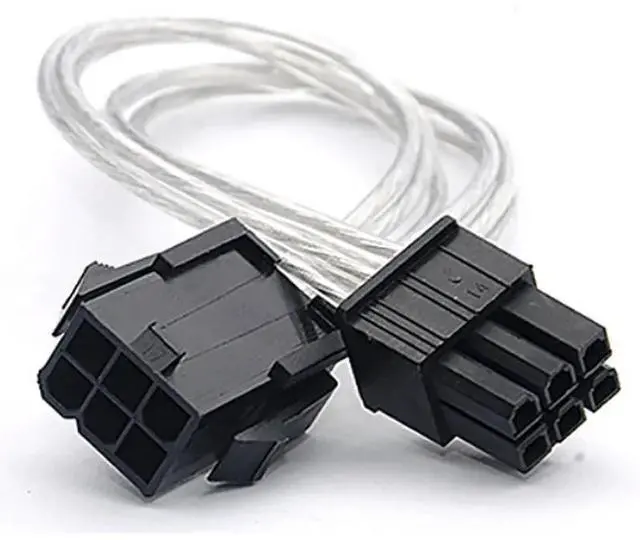 Main image of 6 Pin Male to 6 Pin Female Cable Tinned Copper PCI Express Power Converter Cable Video Graphics Card 6Pin to  Pin PCI-E for PC