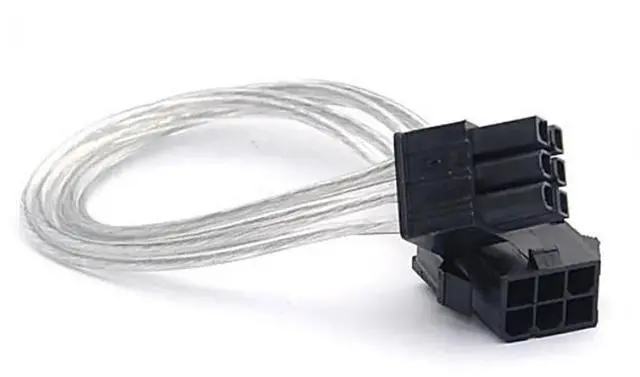 Alt view image 4 of 6 - 6 Pin Male to 6 Pin Female Cable Tinned Copper PCI Express Power Converter Cable Video Graphics Card 6Pin to  Pin PCI-E for PC