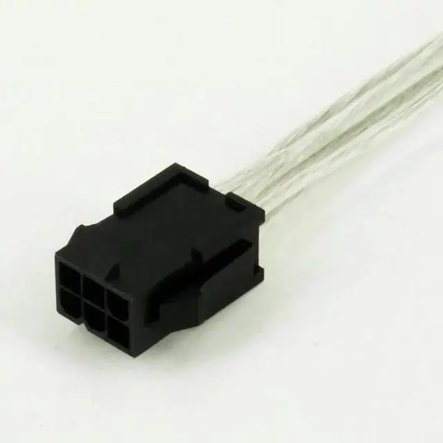 Alt view image 6 of 6 - 6 Pin Male to 6 Pin Female Cable Tinned Copper PCI Express Power Converter Cable Video Graphics Card 6Pin to  Pin PCI-E for PC