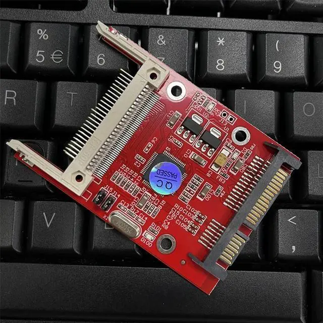 Alt view image 5 of 6 - CF Card to SATA Adapter Compact Flash Memory Card Type I II to 2.5inch Serial ATA HDD Hard Disk Drive Converter