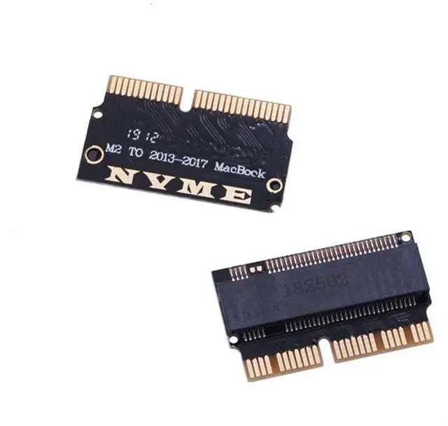 Alt view image 3 of 6 - For Macbook SSD Adapter M.2 NVMe PCI-E M2 SSD Converter Card forApple Macbook Air Pro 2013-2017  A1466 A1502 form Computer Part