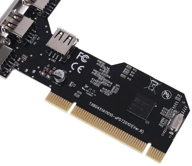 Alt view image 4 of 6 - PCI to USB Extend Card 5 Ports USB2.0 3.0 to PCI 32Bit Converter Adapter with NEC Chip for Desktop PC Computer