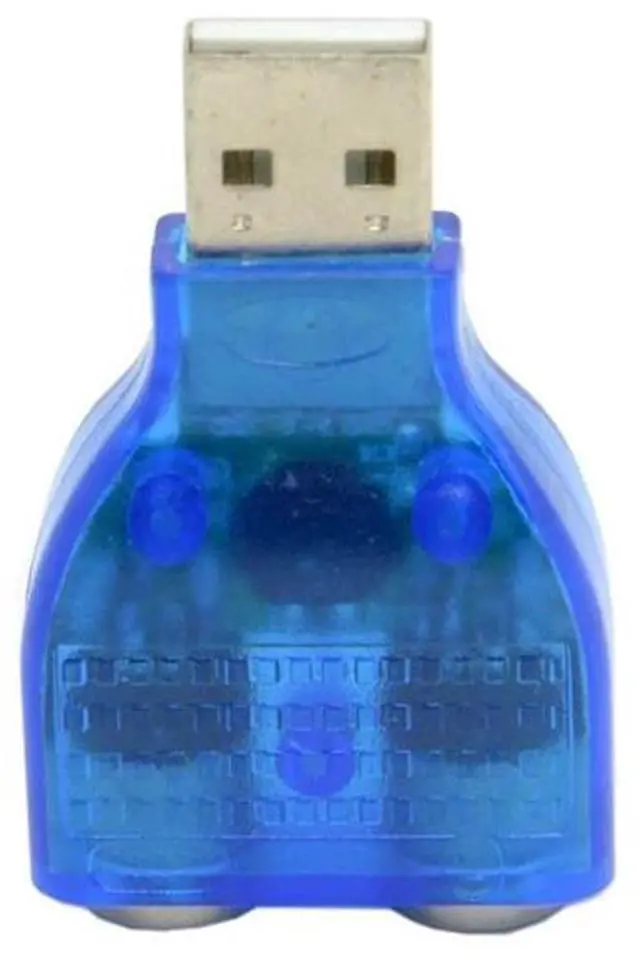 Alt view image 4 of 6 - USB Male to Dual PS2 Female Cable Adapter Converter USB to Two PS2 Use For Keyboard Mouse Dock Adapter for PC Computer