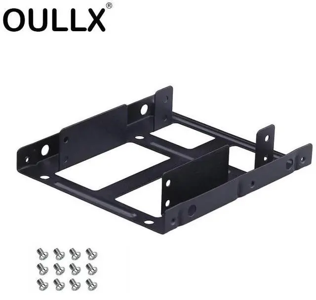 Main image of 2.5 To 3.5 Inch Hard Disk Bracket Hard Drive Dual Desktop SSD Mounting Bracket Internal Adapter