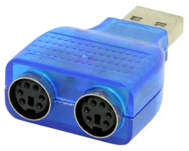 Alt view image 5 of 6 - USB Male to Dual PS2 Female Cable Adapter Converter USB to Two PS2 Use For Keyboard Mouse Dock Adapter for PC Computer