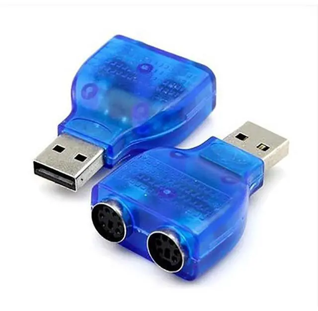 Alt view image 6 of 6 - USB Male to Dual PS2 Female Cable Adapter Converter USB to Two PS2 Use For Keyboard Mouse Dock Adapter for PC Computer