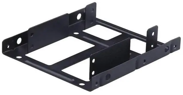 Alt view image 5 of 6 - 2.5 To 3.5 Inch Hard Disk Bracket Hard Drive Dual Desktop SSD Mounting Bracket Internal Adapter