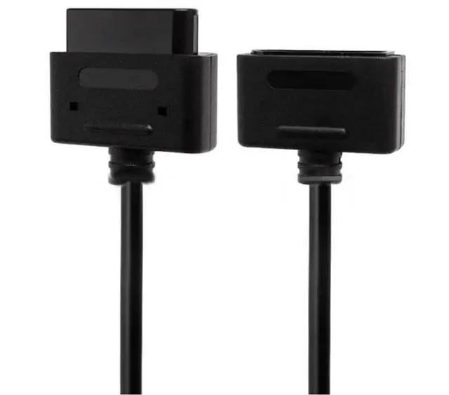 Alt view image 3 of 6 - for Nintendo Super Famicom SFC Game Controller Extension Cable for SNES Gaming Console Cord 1.8M Wire Splitter Converter Line