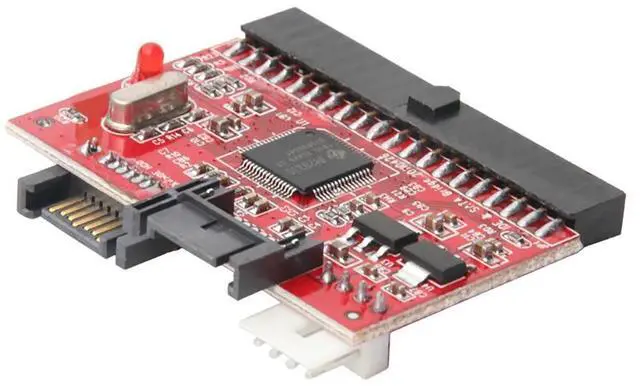 Alt view image 5 of 6 - 2 in 1 IDE to SATA / SATA to IDE Adapter Converter 3.5" 40pin for DVD CD HDD Bidirectional Transfer for PC SATA Data Cable