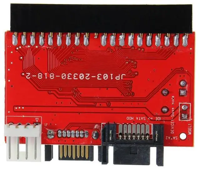 Alt view image 3 of 6 - 2 in 1 IDE to SATA / SATA to IDE Adapter Converter 3.5" 40pin for DVD CD HDD Bidirectional Transfer for PC SATA Data Cable