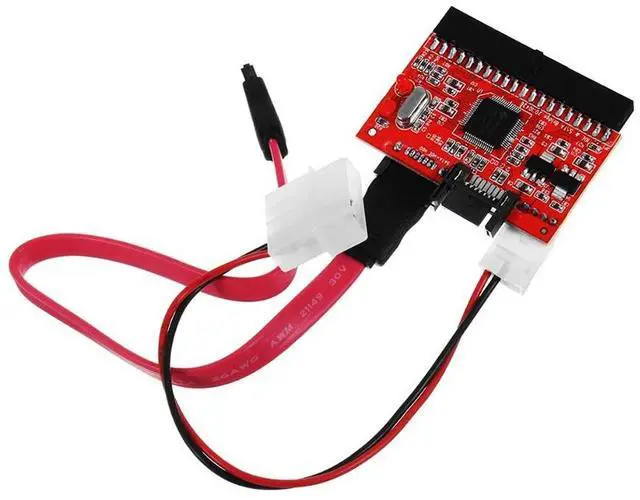 Alt view image 4 of 6 - 2 in 1 IDE to SATA / SATA to IDE Adapter Converter 3.5" 40pin for DVD CD HDD Bidirectional Transfer for PC SATA Data Cable