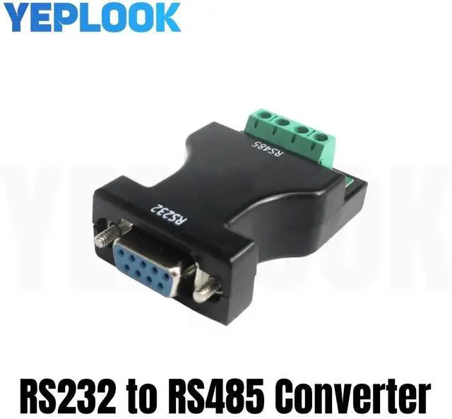 Main image of RS-232 RS232 DB9 to RS-485 RS485 Industrial Grade Self-powered RS232/RS485 Terminal Block Interface Serial Adapter Converter