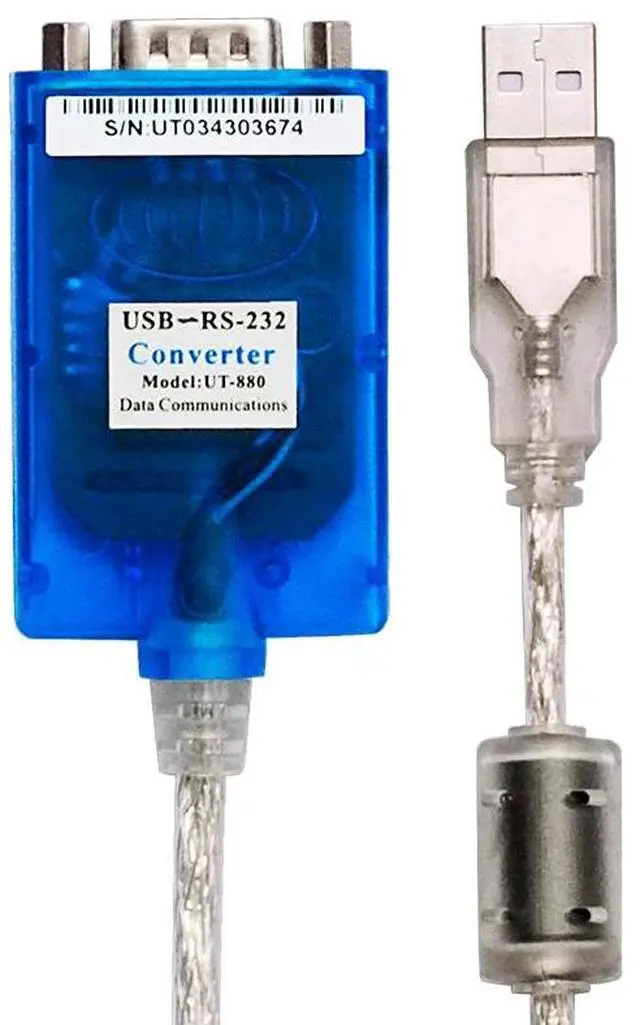 Alt view image 4 of 6 - USB 2.0 to RS232 Male Serial Port 9Pin DB9 COM NUT Port Industrial Grade Adapter Cable 1.5 Meter FTDI FT232 Chipset UTEK UT-880