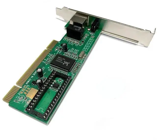 Alt view image 4 of 5 - PCI to Single Port RJ45 10/100/1000Mbps 1Gbps Gigabit Ethernet Network Card Wired Adapter for Realtek RTL8169SC Chipset